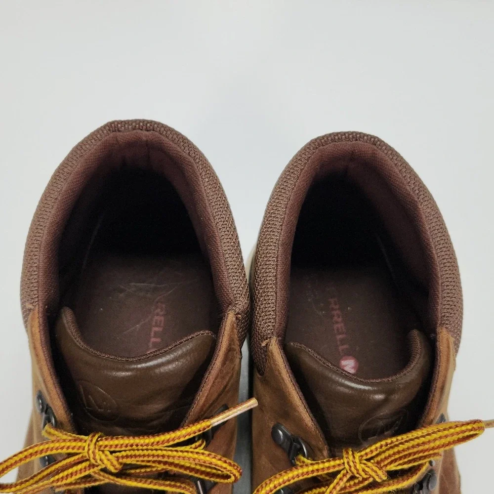 Merrell Epiction Boulder Mens 13 Brown Sugar Leather Chukka Boots Lace Up J23679